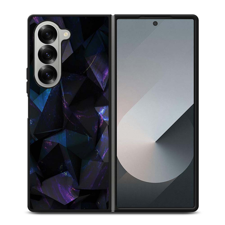 DARK ABSTRACT GEOMETRY Samsung Galaxy Z Fold 6 Case Cover