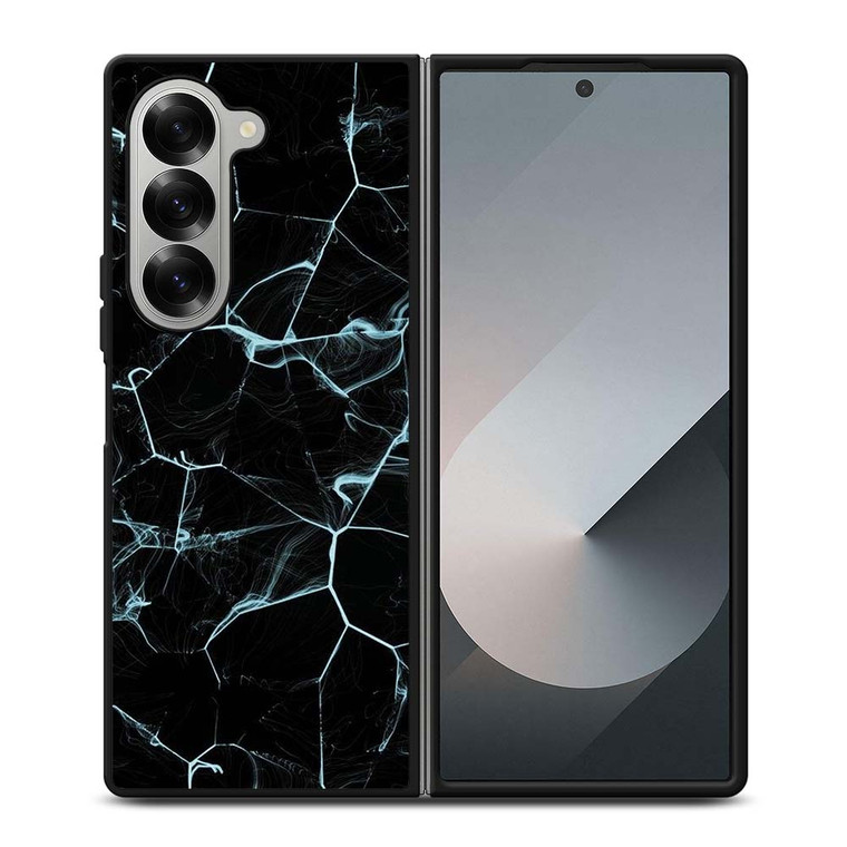 DARK ABSTRACT GREEN Samsung Galaxy Z Fold 6 Case Cover