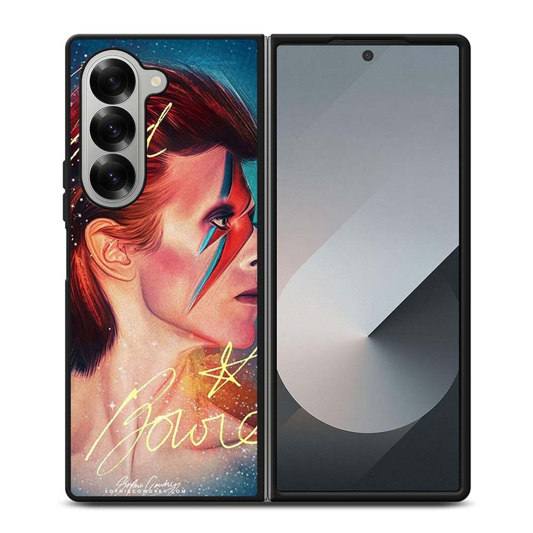 DAVID BOWIE SIGNATURE Samsung Galaxy Z Fold 6 Case Cover