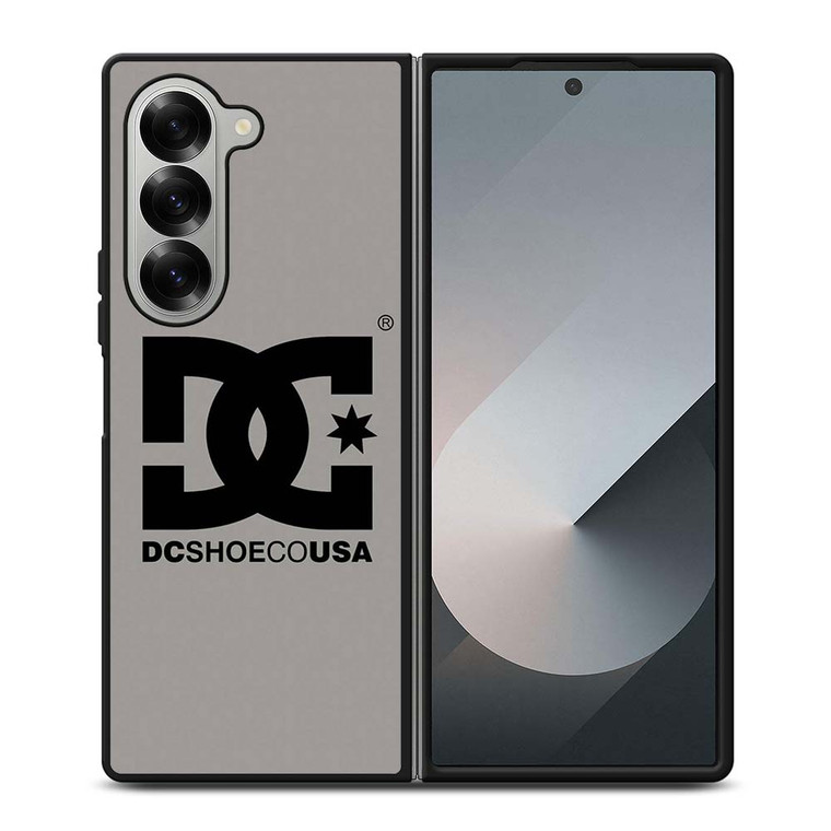 DC SHOE CO USA LOGO GREY Samsung Galaxy Z Fold 6 Case Cover