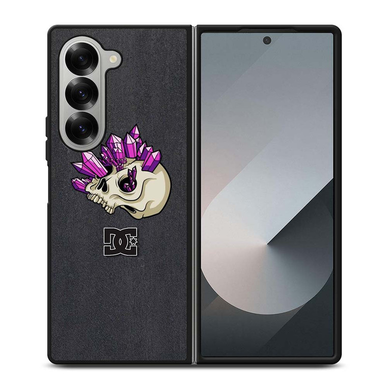 DC SHOES LOGO EMERALD SKULL Samsung Galaxy Z Fold 6 Case Cover