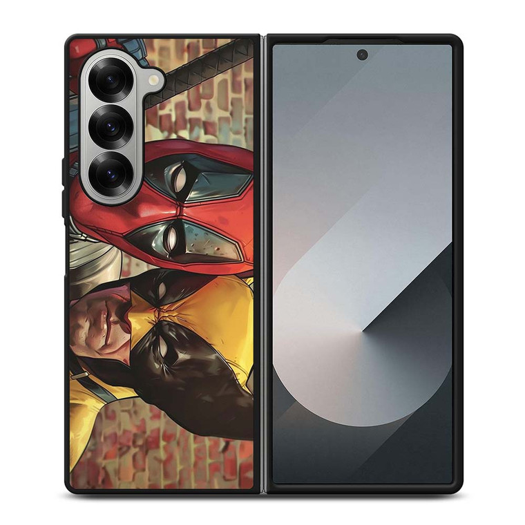 DEADPOOL X WOLVERINE MARVEL COMICS Samsung Galaxy Z Fold 6 Case Cover