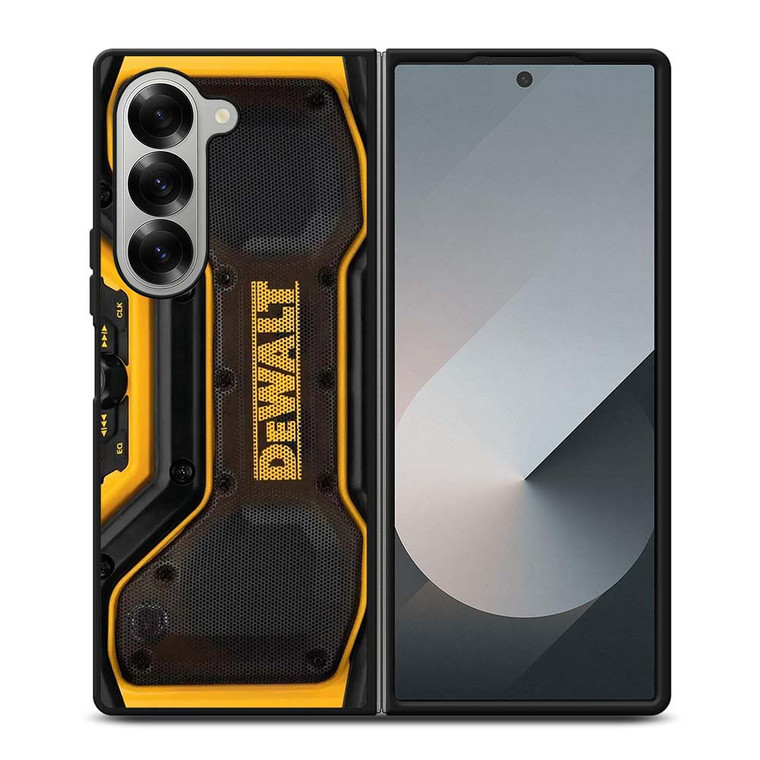 DEWALT TOOL LOGO BLUETOOTH RADIO ICON Samsung Galaxy Z Fold 6 Case Cover