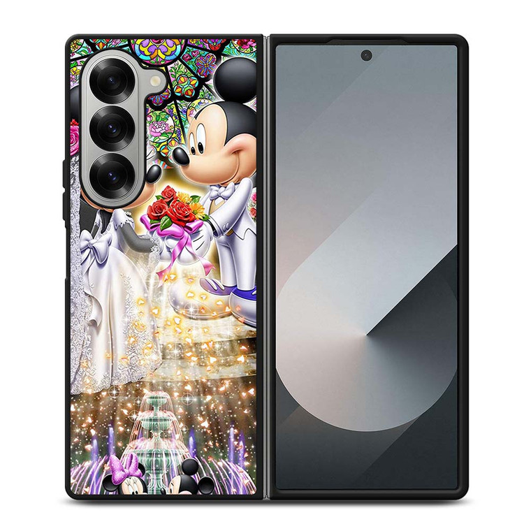 DISNEY MICKEY AND MINI MOUSE Wedding Samsung Galaxy Z Fold 6 Case Cover