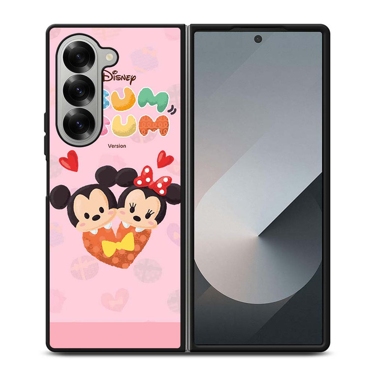 DISNEY TSUM TSUM MINNIE AND MICKEY MOUSE Samsung Galaxy Z Fold 6 Case Cover DISNEY TSUM TSUM MINNIE AND MICKEY MOUSE Samsung Galaxy Z Fold 6 Case Cover