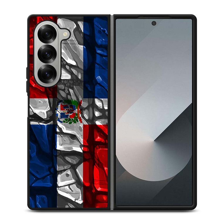 DOMINICAN REPUBLIC FLAG Samsung Galaxy Z Fold 6 Case Cover