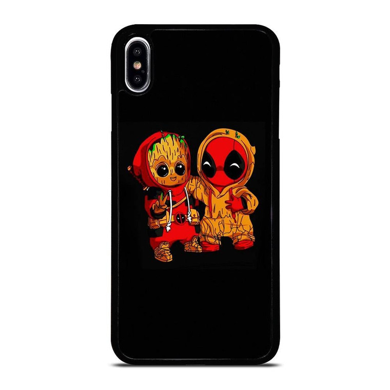 BABY DEADPOOL AND GROOOT iPhone XS Max Case Cover