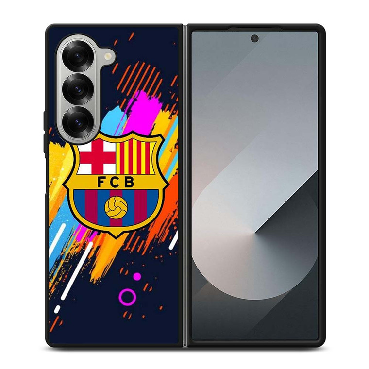FC BARCELONA ART LOGO Samsung Galaxy Z Fold 6 Case Cover