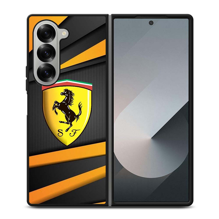 FERRARI SPORT CAR EMBLEM Samsung Galaxy Z Fold 6 Case Cover