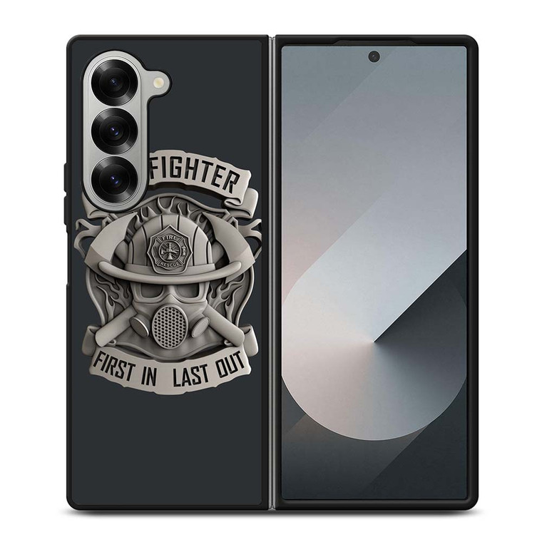 FIRE FIGHTER LOGO LAST OUT Samsung Galaxy Z Fold 6 Case Cover
