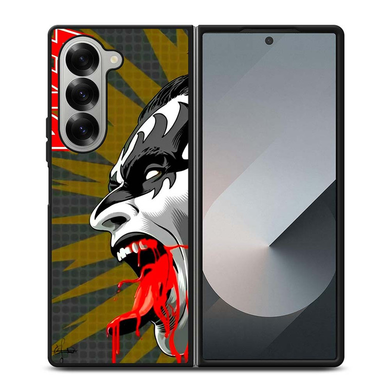 GENE SIMMONS KISS BAND ART Samsung Galaxy Z Fold 6 Case Cover