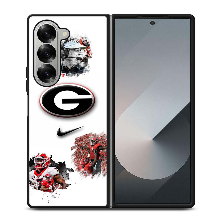 GEORGIA BULLDOGS UGA FOOTBALL Samsung Galaxy Z Fold 6 Case Cover