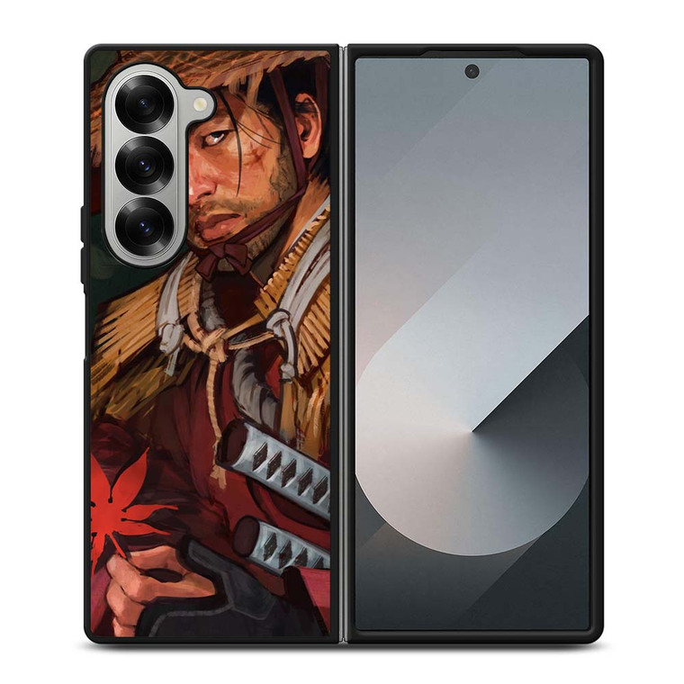 GHOST OF TSUSHIMA JIN SAKAI ART Samsung Galaxy Z Fold 6 Case Cover