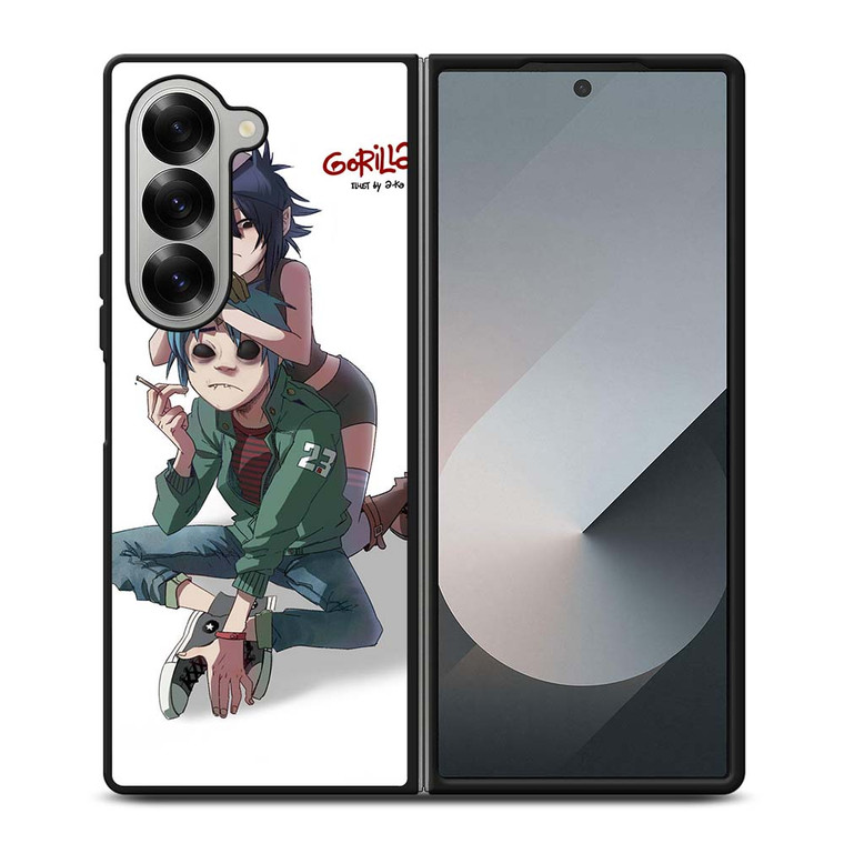 GORILLAZ NOODLES AND 2D Samsung Galaxy Z Fold 6 Case Cover
