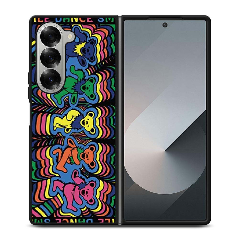 GRATEFUL DEAD SMILE DANCING BEARS Samsung Galaxy Z Fold 6 Case Cover