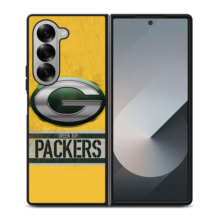 GREEN BAY PACKERS LOGO FOOTBALL Samsung Galaxy Z Fold 6 Case Cover
