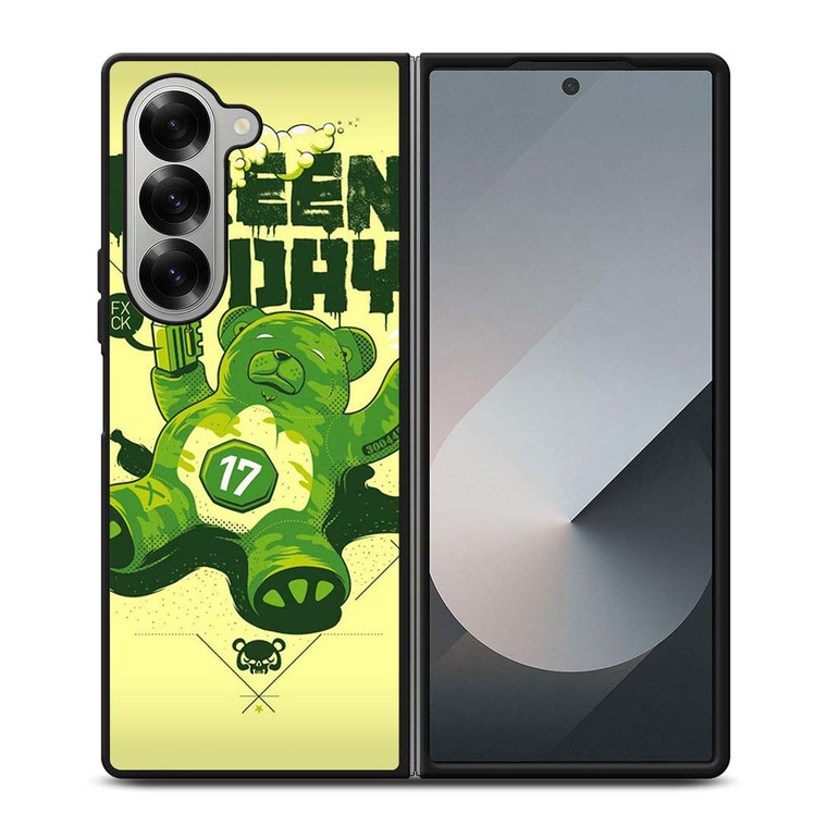GREEN DAY BAND BEAR GUN Samsung Galaxy Z Fold 6 Case Cover GREEN DAY BAND BEAR GUN Samsung Galaxy Z Fold 6 Case Cover
