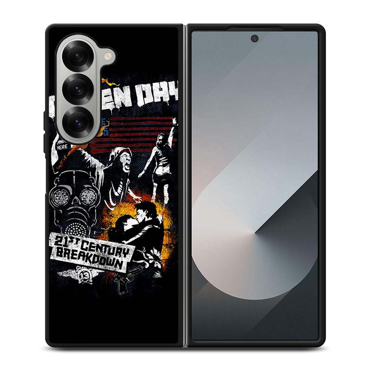 GREEN DAY BAND POSTER Samsung Galaxy Z Fold 6 Case Cover