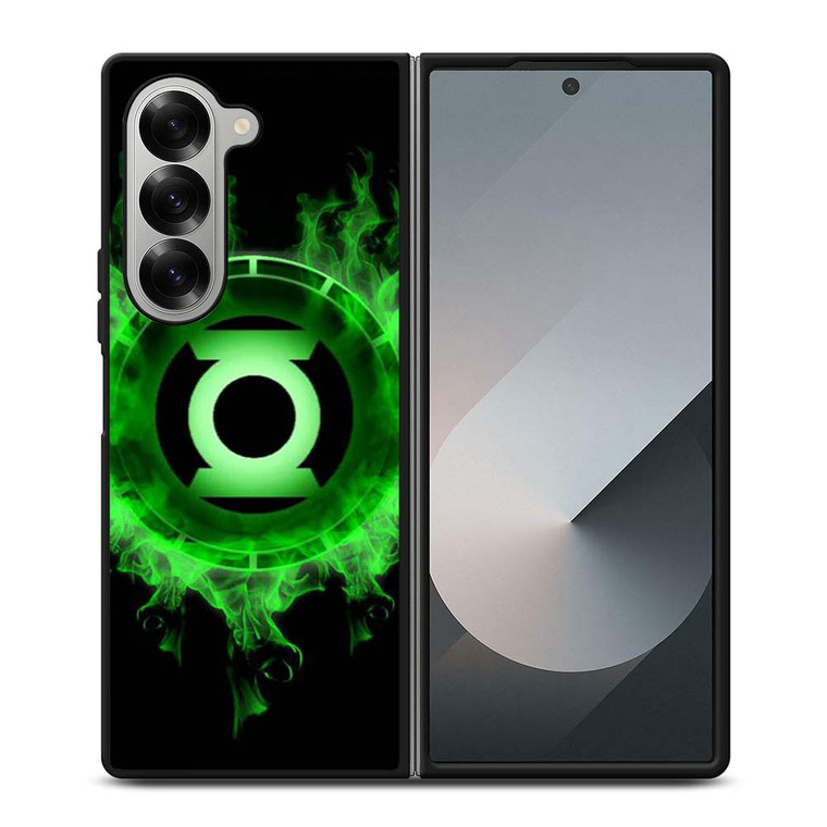 GREEN LANTERN SUPER HERO LOGO Samsung Galaxy Z Fold 6 Case Cover