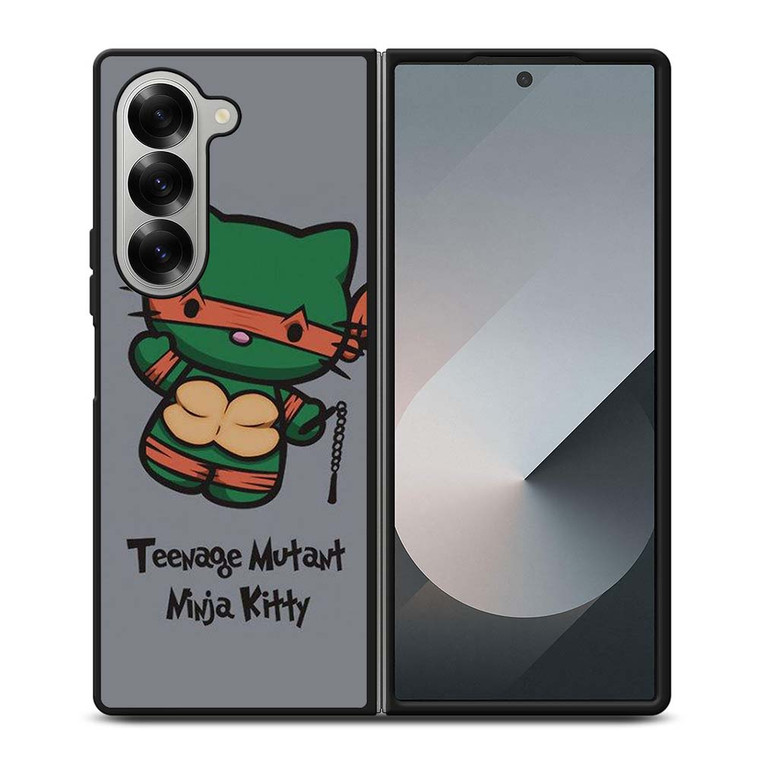 HELLO KITTY TMNT TEENAGE MUTANT NINJA KITTY Samsung Galaxy Z Fold 6 Case Cover