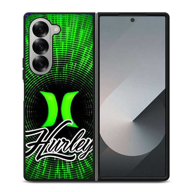 HURLEY LOGO GREEN Samsung Galaxy Z Fold 6 Case Cover