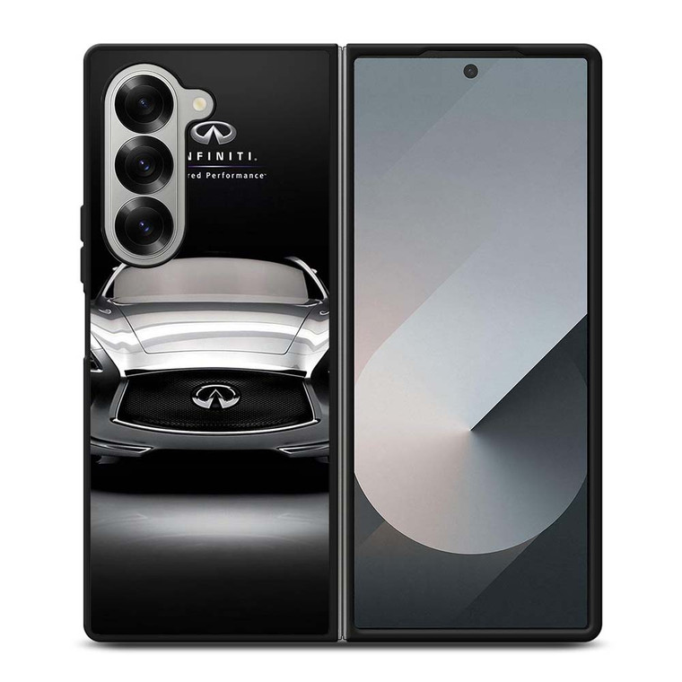 INFINITI WHITE CAR Samsung Galaxy Z Fold 6 Case Cover