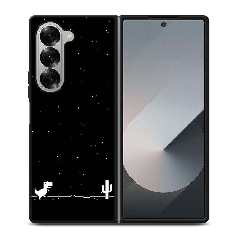 INTERNET ERROR DINOSAUR POLKADOTS Samsung Galaxy Z Fold 6 Case Cover