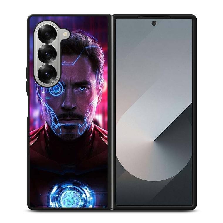 IRON MAN AVENGERS TONY STARK FACE Samsung Galaxy Z Fold 6 Case Cover