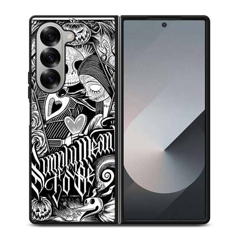 JACK AND SALLY NIGHTMARE BEFORE CHRISTMAS Samsung Galaxy Z Fold 6 Case Cover
