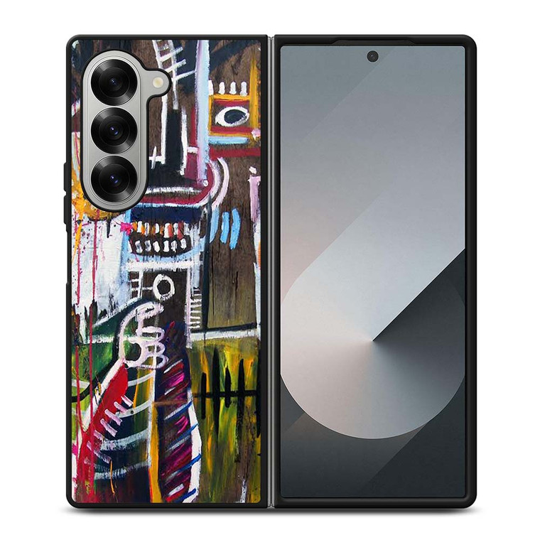 JEAN MICHEL BASQUIAT ARTWORK Samsung Galaxy Z Fold 6 Case Cover