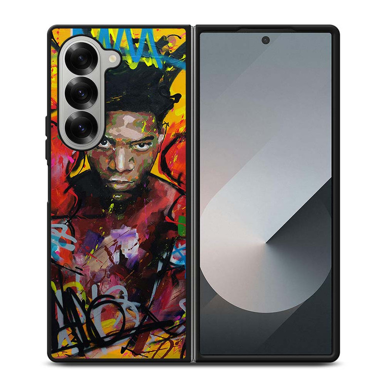 JEAN MICHEL BASQUIAT BOXING ART Samsung Galaxy Z Fold 6 Case Cover