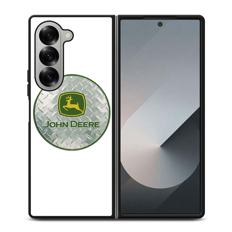 JOHN DEERE TRACTOR METAL LOGO Samsung Galaxy Z Fold 6 Case Cover