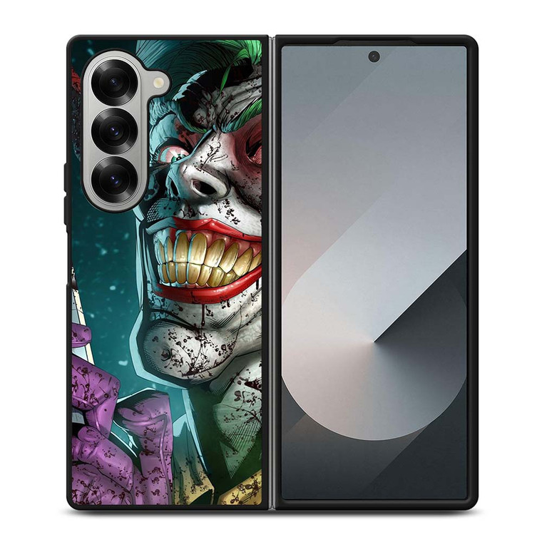JOKER WITH CROWBAR DC BATMAN CARTOON Samsung Galaxy Z Fold 6 Case Cover