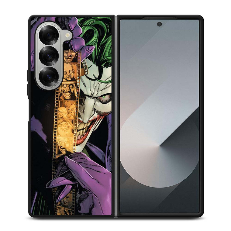 JOKER WITH FILM DC BATMAN CARTOON Samsung Galaxy Z Fold 6 Case Cover