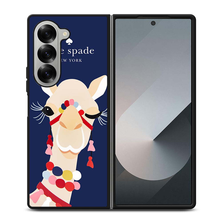 KATE SPADE CAMEL APPLIQUE Samsung Galaxy Z Fold 6 Case Cover