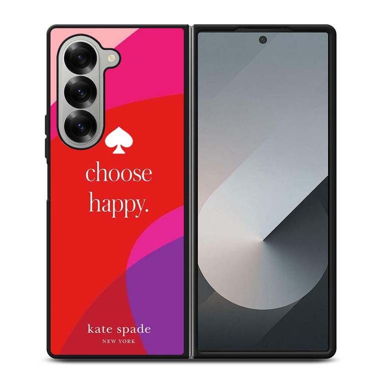 KATE SPADE CHOOSE HAPPY Samsung Galaxy Z Fold 6 Case Cover