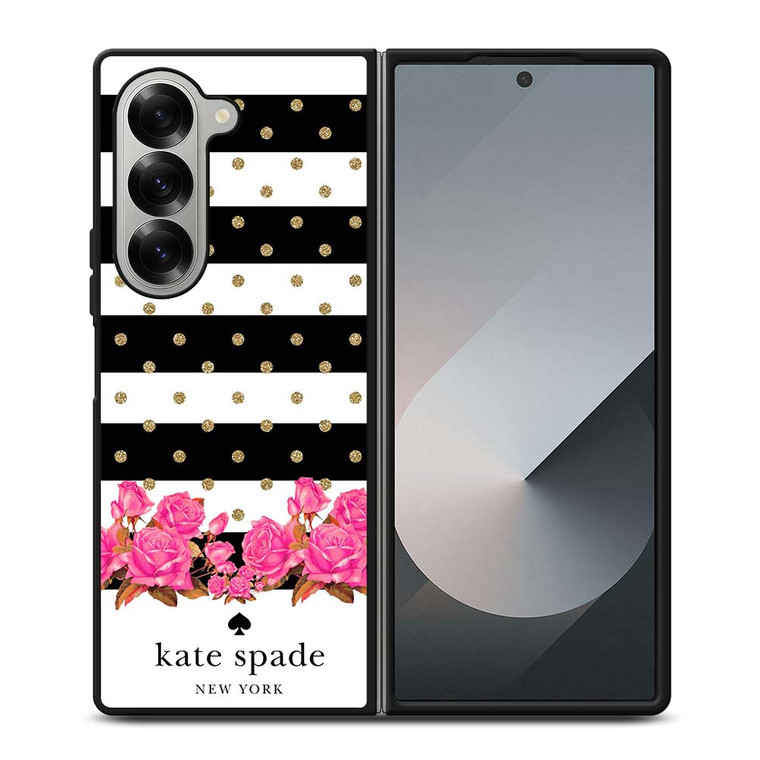 KATE SPADE NEW YORK FLORAL POLKADOTS Samsung Galaxy Z Fold 6 Case Cover