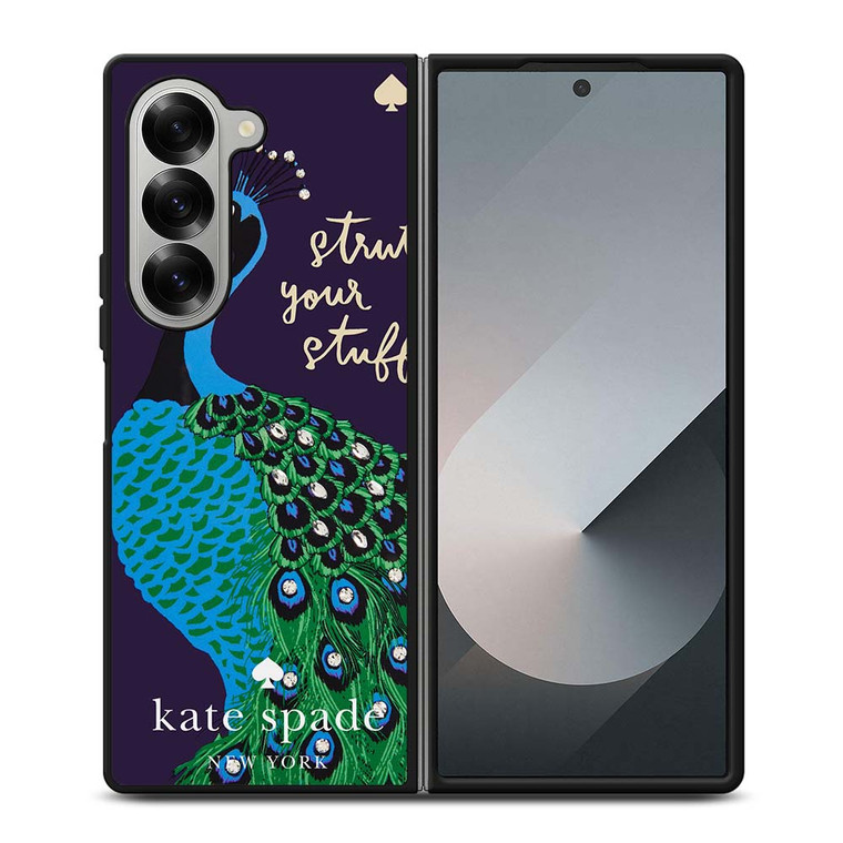 KATE SPADE PEACOCK Samsung Galaxy Z Fold 6 Case Cover