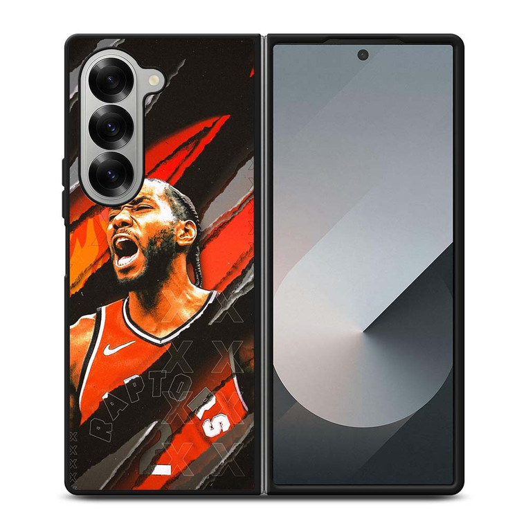 KAWHI LEONARD TORONTO RAPTORS NBA Samsung Galaxy Z Fold 6 Case Cover