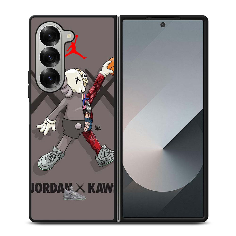 KAWS AIR JORDAN Samsung Galaxy Z Fold 6 Case Cover
