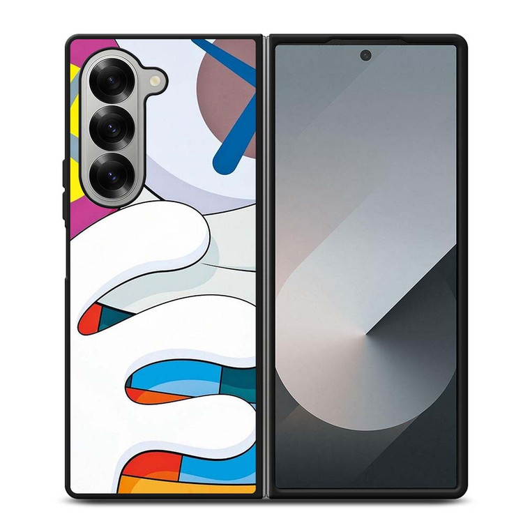 KAWS CARTOON ART Samsung Galaxy Z Fold 6 Case Cover