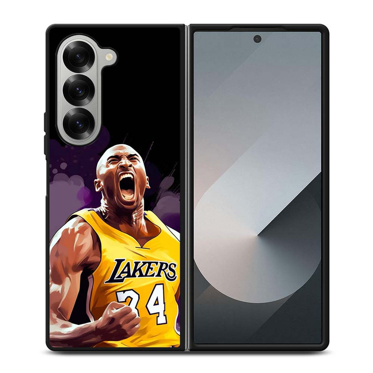 KOBE BRYANT 24 LA LAKERS Samsung Galaxy Z Fold 6 Case Cover KOBE BRYANT 24 LA LAKERS Samsung Galaxy Z Fold 6 Case Cover