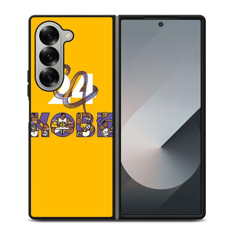 KOBE BRYANT LA LAKERS ICON Samsung Galaxy Z Fold 6 Case Cover
