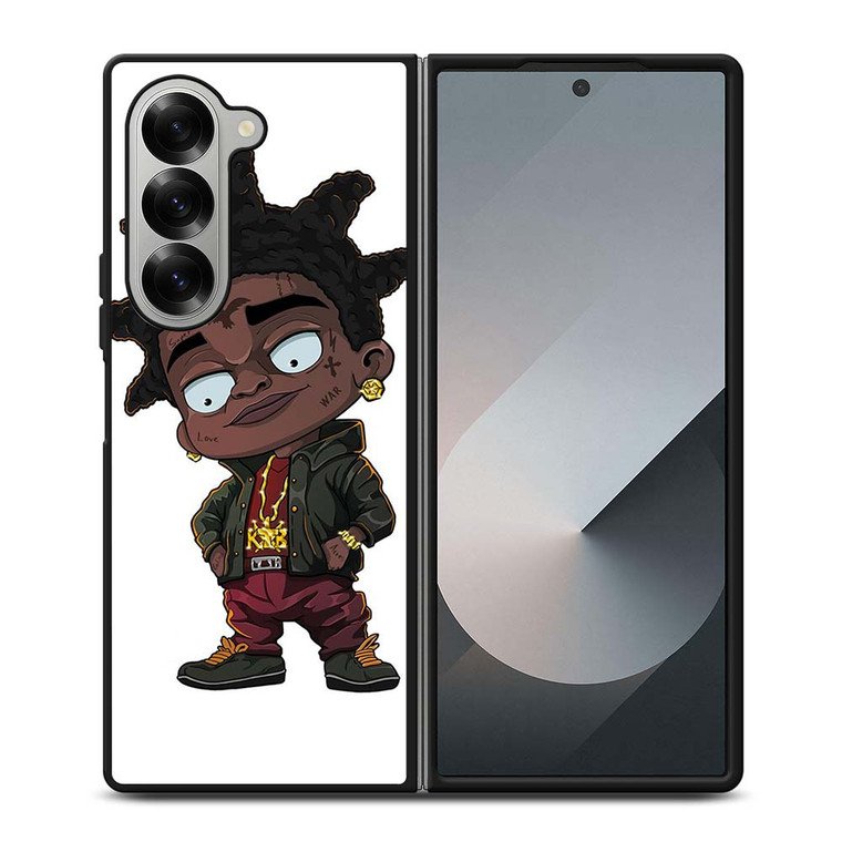 KODAK BLACK CARTOON ART Samsung Galaxy Z Fold 6 Case Cover