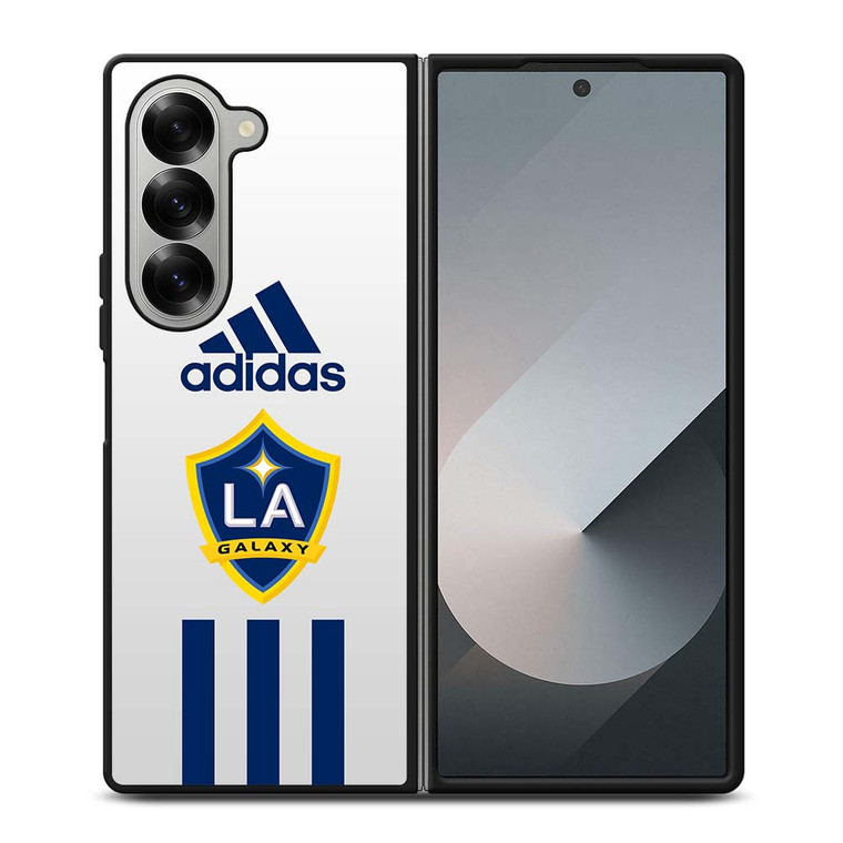 LA GALAXY ADIDAS STRIPES Samsung Galaxy Z Fold 6 Case Cover