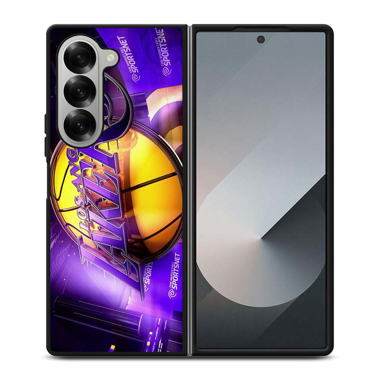 LA LAKERS 3D LOGO Samsung Galaxy Z Fold 6 Case Cover