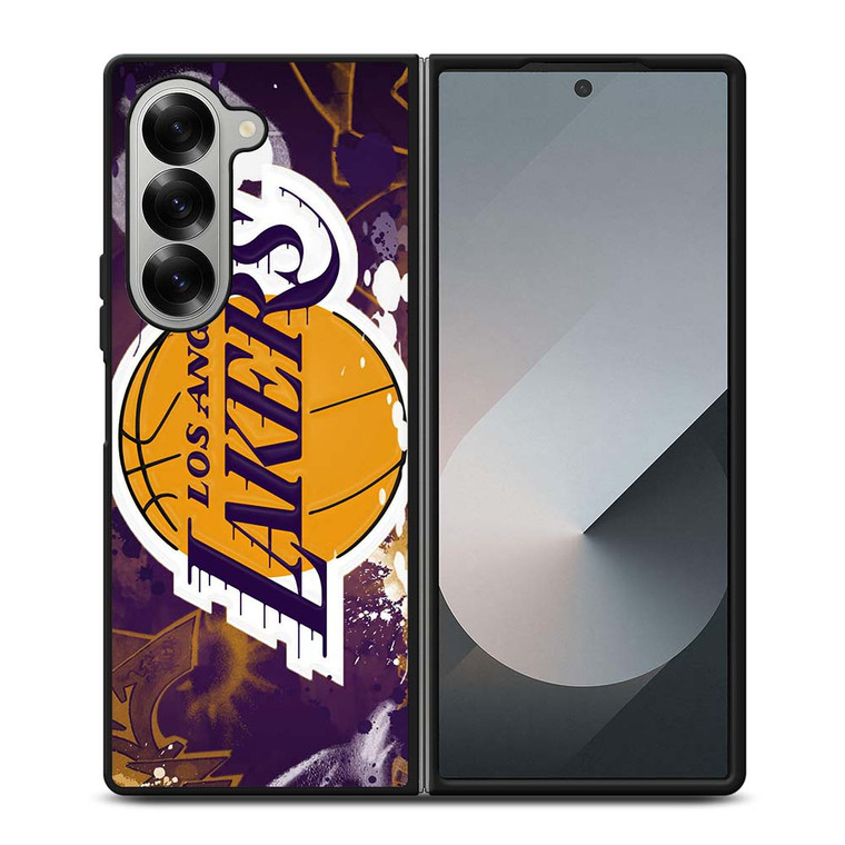 LA LAKERS ART LOGO Samsung Galaxy Z Fold 6 Case Cover