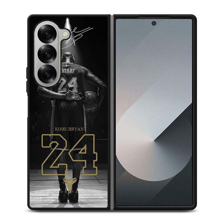 LA LAKERS KOBE BRYANT SIGNATURE 3 Samsung Galaxy Z Fold 6 Case Cover