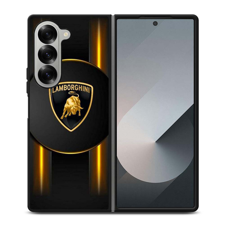 LAMBORGHINI CAR LOGO EMBLEM Samsung Galaxy Z Fold 6 Case Cover LAMBORGHINI CAR LOGO EMBLEM Samsung Galaxy Z Fold 6 Case Cover