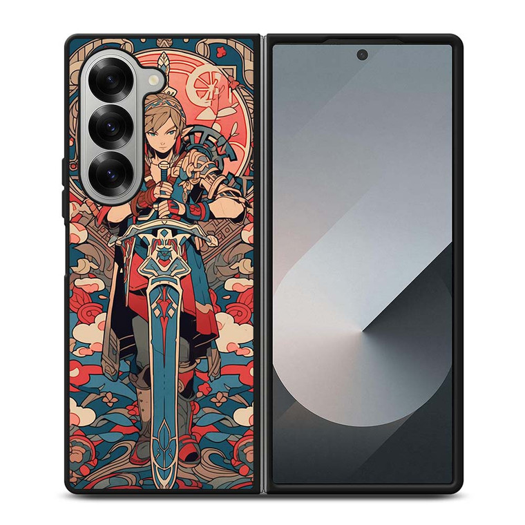 LEGEND OF ZELDA CARTOON ART Samsung Galaxy Z Fold 6 Case Cover